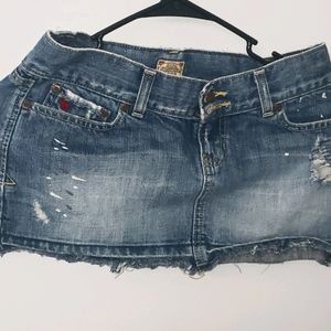 Abercrombie jean mini skirt